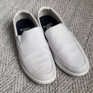 Clae Men's Light Gray Slip-On Loafers